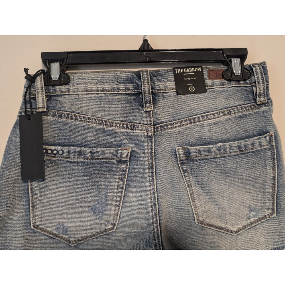Blank NYC Women's Distressed Denim Shorts Size 25 The Barrow Stripes NEW W/ TAGS - Picture 9 of 15